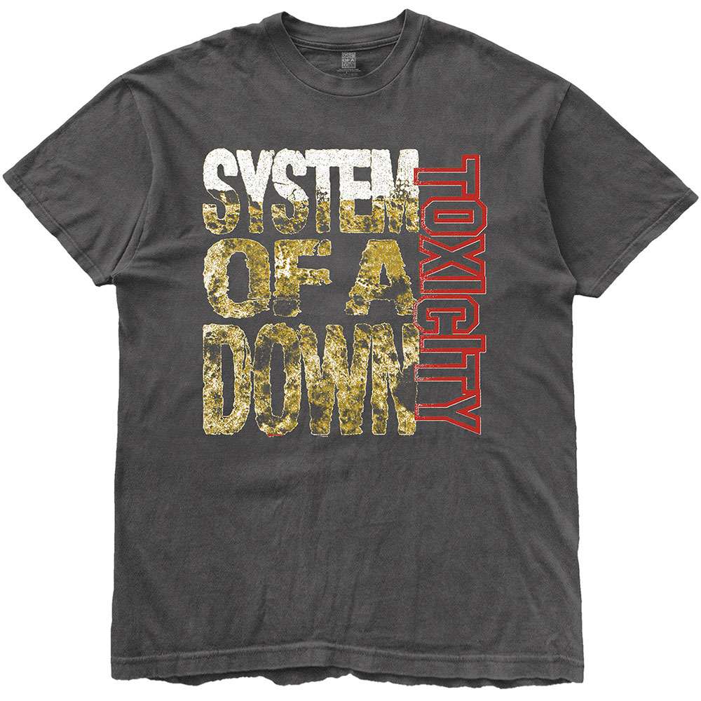 System Of A Down - Toxicity Stack Tshirt Homme - Gris